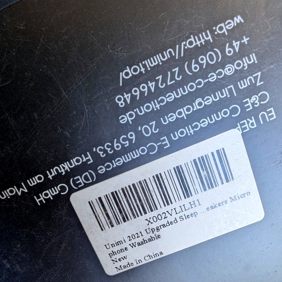 Unimi Bluetooth Music Eye Mask LOT 5 🖤 Great stocking stuffers 🧦 Music SPA - Picture 8 of 13